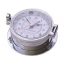 Chrome Time & Tide Clock 116mm